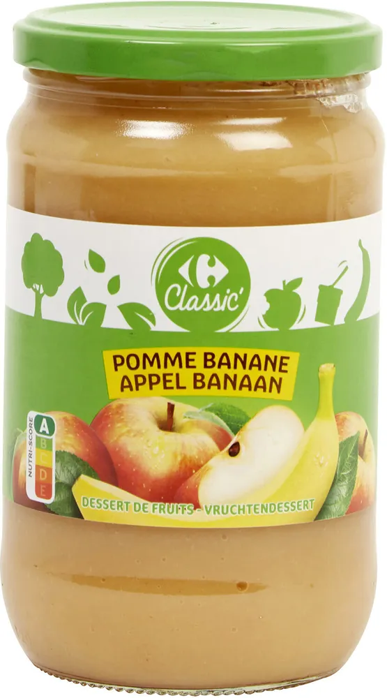 Pomme banane Dessert de fruits