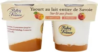 Yaourt au lait entier Sur lit aux fruits