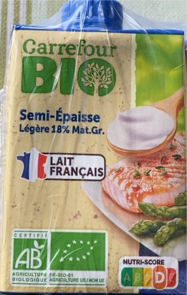 Crème semi-épaisse