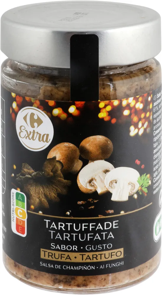 Salsa tarttufade con champiñones y trufa