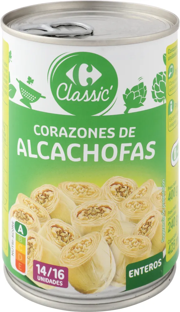 Corazones de alcachofa