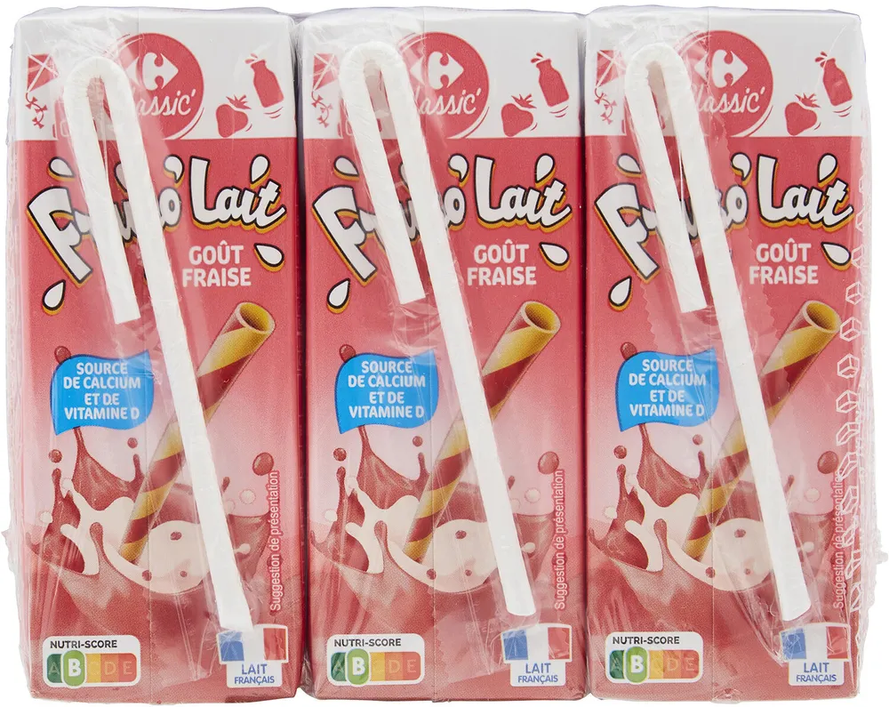 Fraiso'lait Goût Fraise