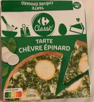 Tarte chèvre épinard