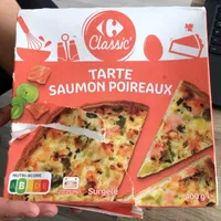 Tarte Saumon poireaux
