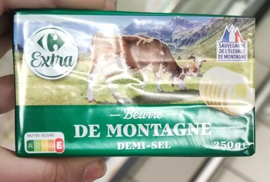 Beurre DE MONTAGNE DEMI-SEL