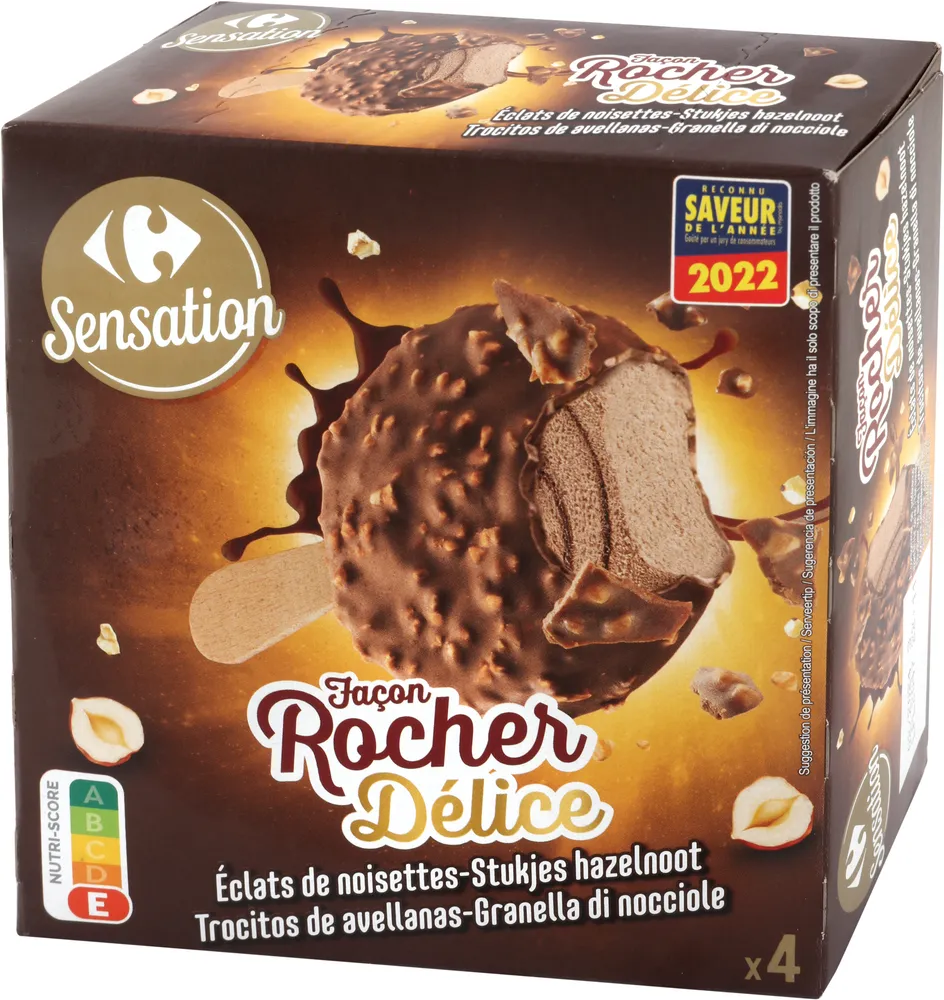Mini bombones rocher nocciola