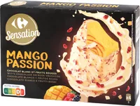 Bombones mango con chocolate blanco y frutos rojos