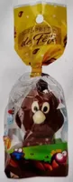 Chocolat de pâques au lait décoré