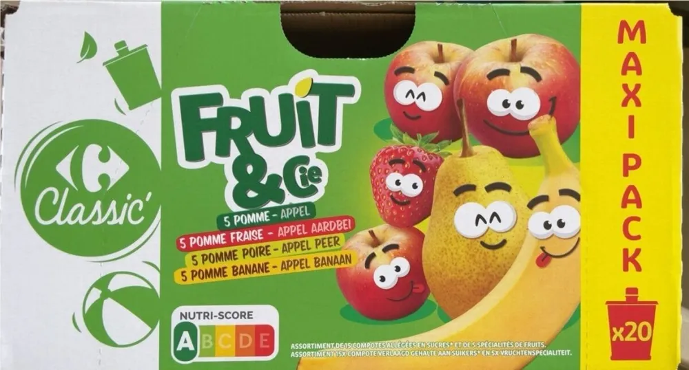 FRUIT &Cie POMME FRAISE