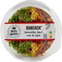 SALAD' BOWL BANGKOK* Vermicelles, bœuf, noix de cajou