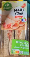 Maxi Club Halal Blanc de Poulet Crudités & sauce mayonnaise allégée