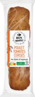 POULET TOMATES CERISES Pain sésame et mayonnaise