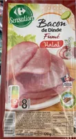 Bacon de dinde Goût Fumé Halal