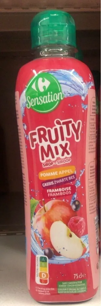 Fruity mix sirop pomme cassis framboise