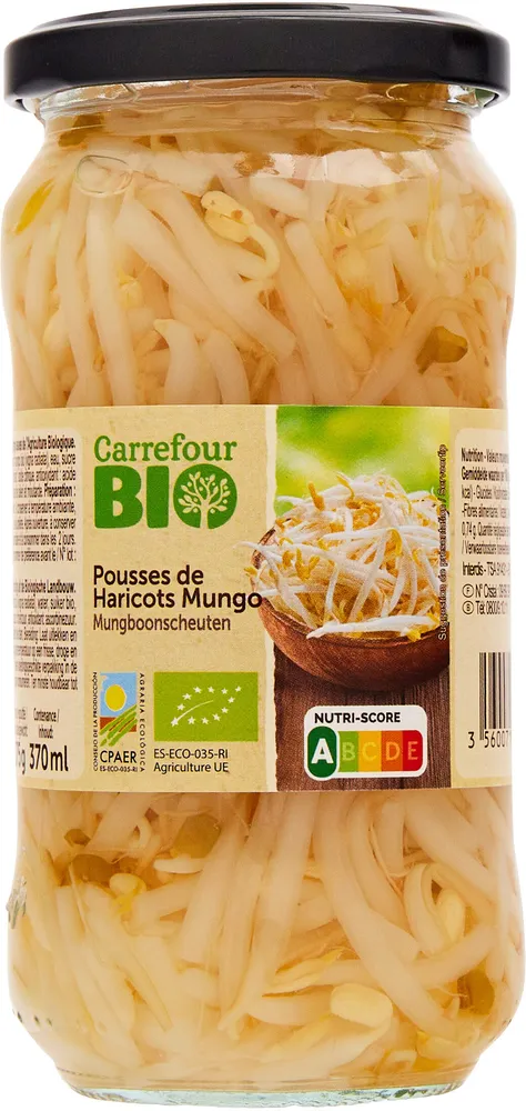 Pousses de haricots mungo