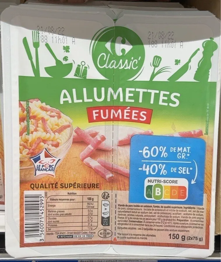 Allumettes nature