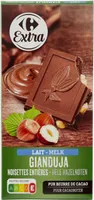 Lait gianduja noisettes entieres
