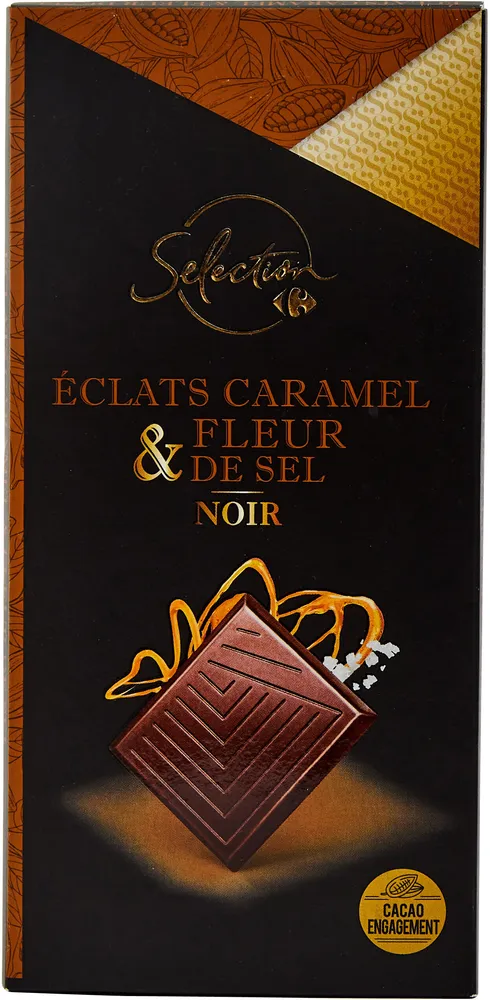 Eclats caramel & fleur de sel noir