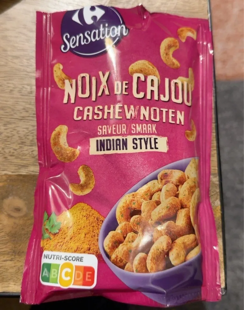 Noix de cajou saveur Indian Style