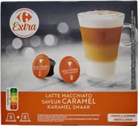Latte macchiato saveur caramel karamel smaak