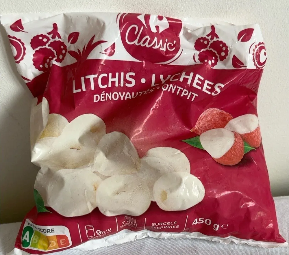 litchis dénoyautés