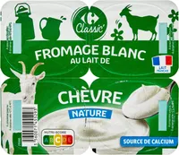 Fromage blanc au lait de chevre nature