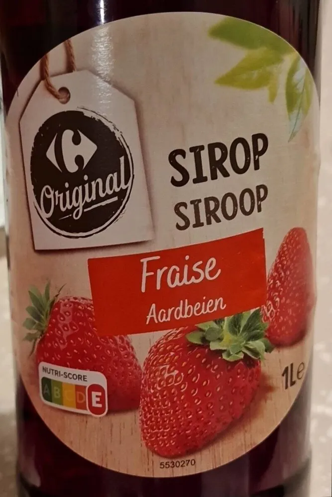 SIROP Fraise