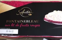 Fontainebleau lit fruits rouges