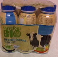 Lait DEMI-ECREME Stérilisé UHT