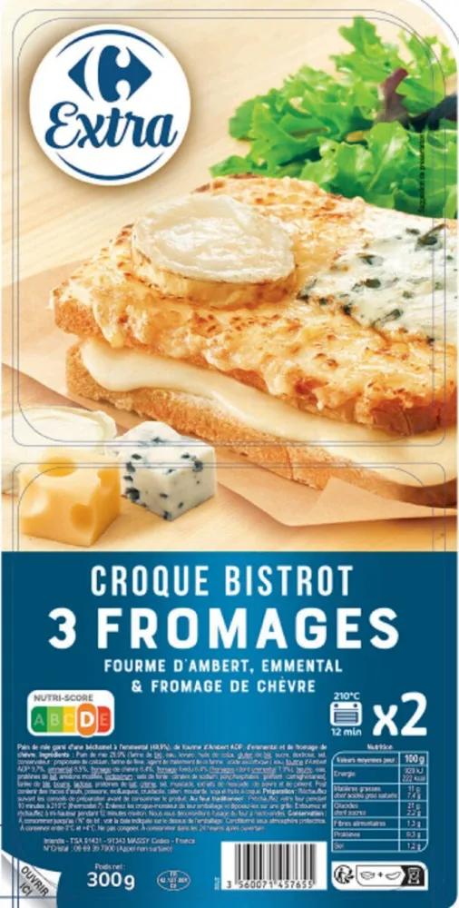 Croque Bistrot 3 Fromages