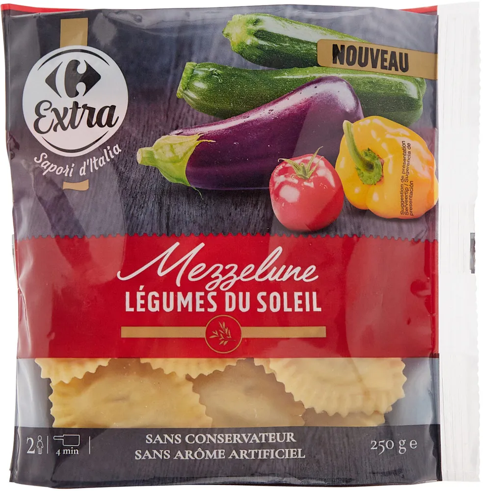 Mezzelune Légumes du soleil