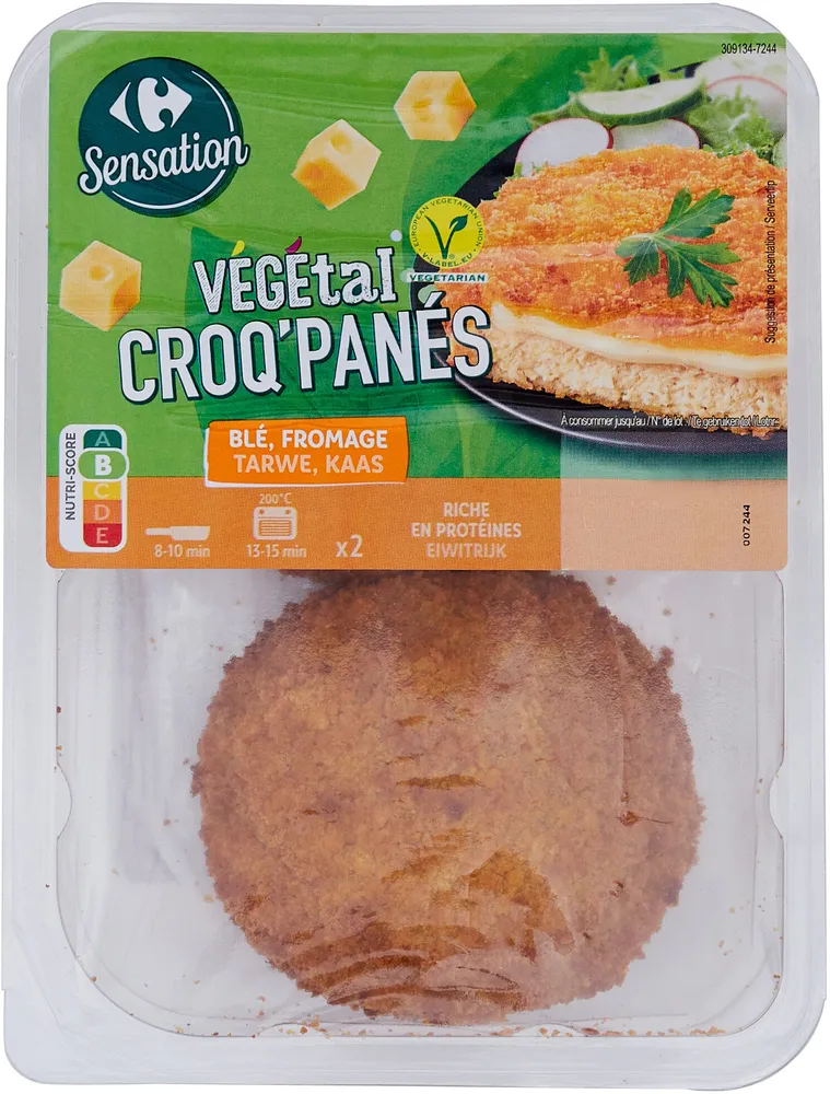 VEGEtal CROQ'PANES Blé, Fromage