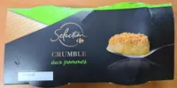 Crumble aux pommes