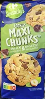 Cookies maxis chunks chocolat noisette