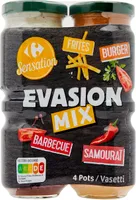 Evasion mix frites burger barbecue samouraï