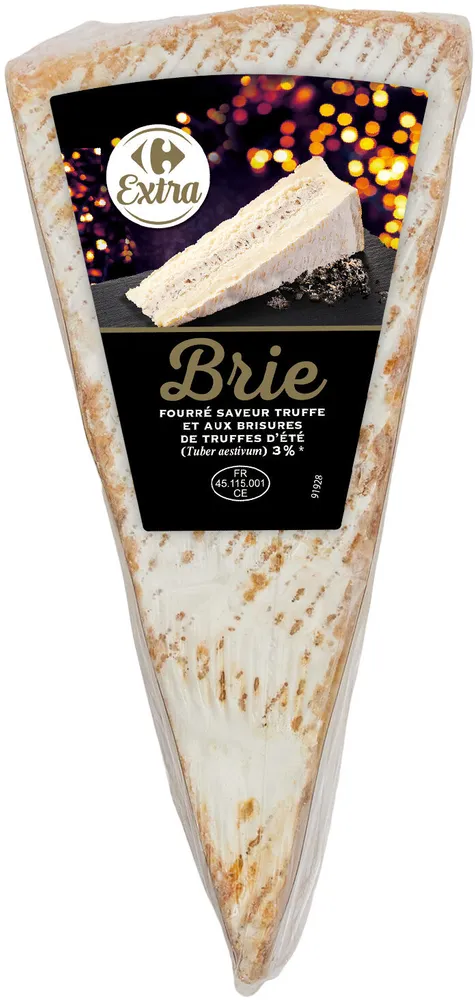 Pointe fourrée Saveur truffe et aux brisures de truffes d'été (Tuber aestivum) 3%*