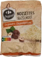 Noisettes en poudre