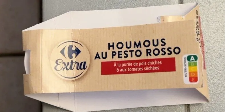 Houmous au Pesto rouge