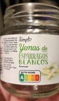 Pointes d'asperges blanches moyennes
