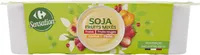 Soja fruits mixes fraise fruits rouges abricot peche