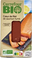 Cœur de filet de saumon fumé Décongelé