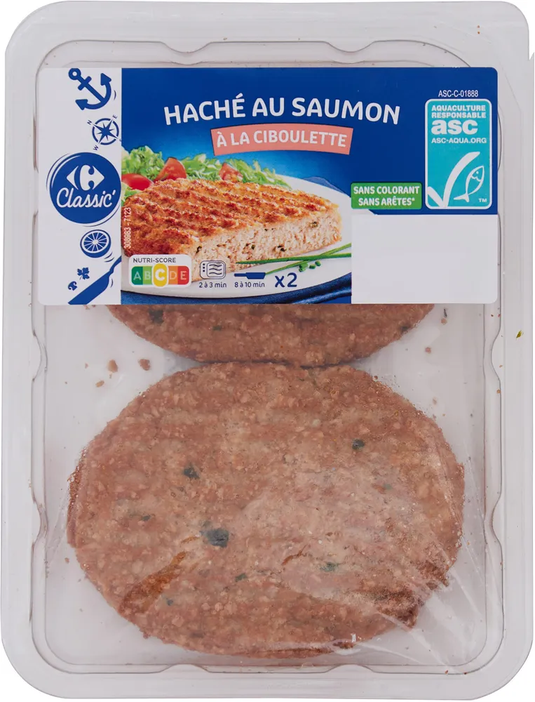Haché au saumon