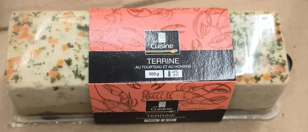 Terrine au tourteau et au homard
