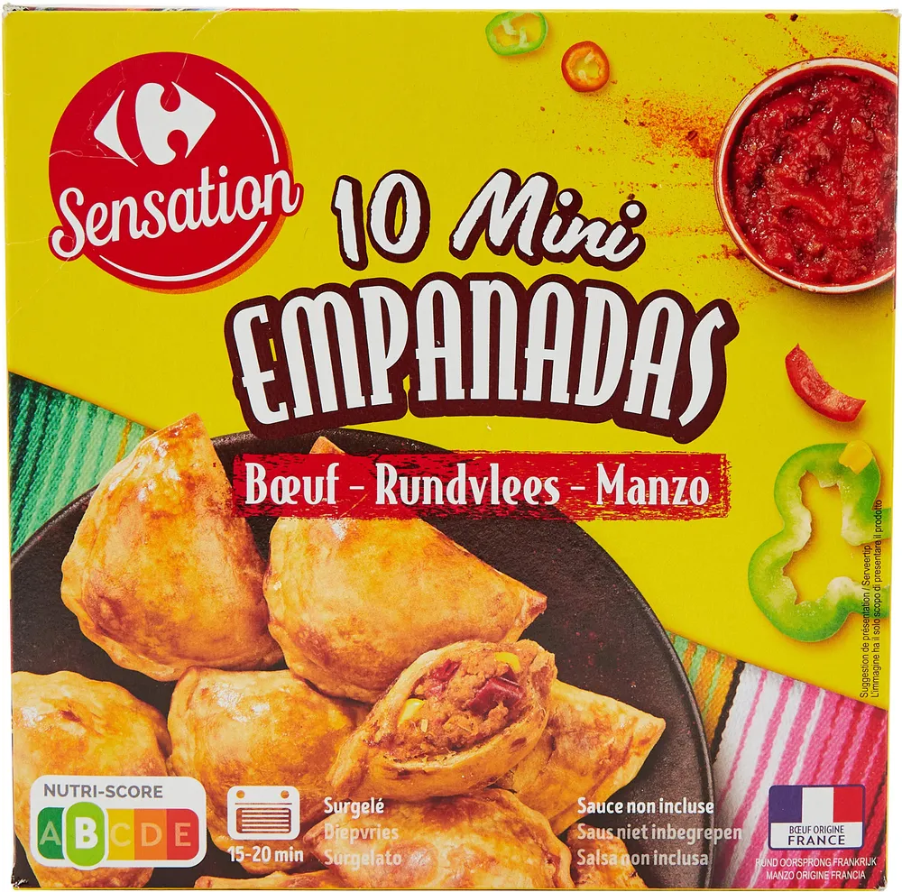 10 Mini Empanadas Bœuf