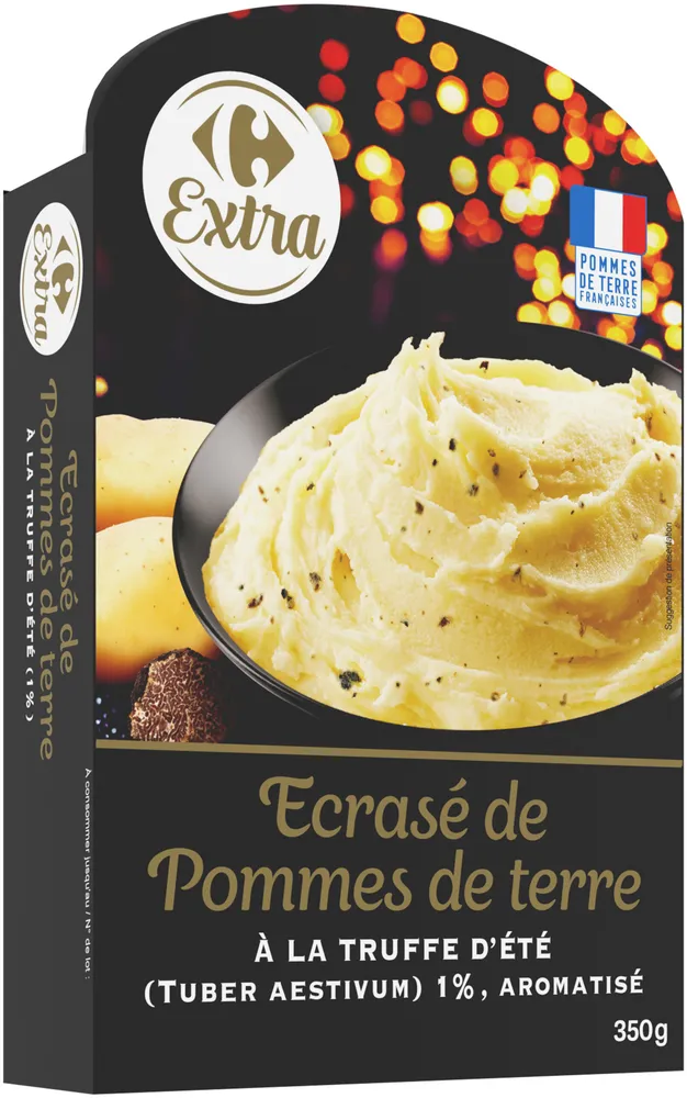 Ecrasé de Pommes de terre À LA TRUFFE D'ÉTÉ (TUBER AESTIVUM) 1%, AROMATISÉ