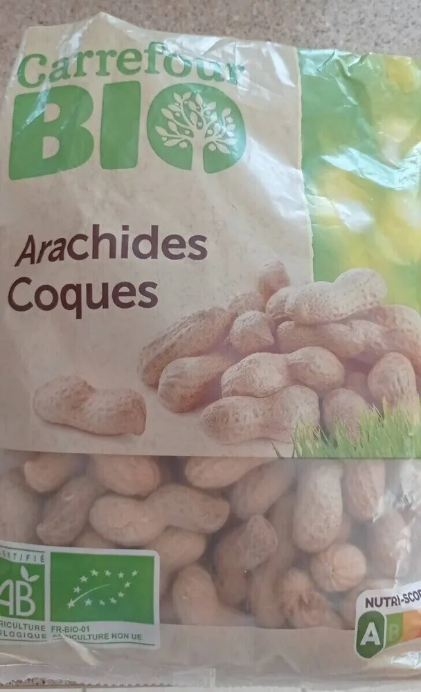 Arachides coque