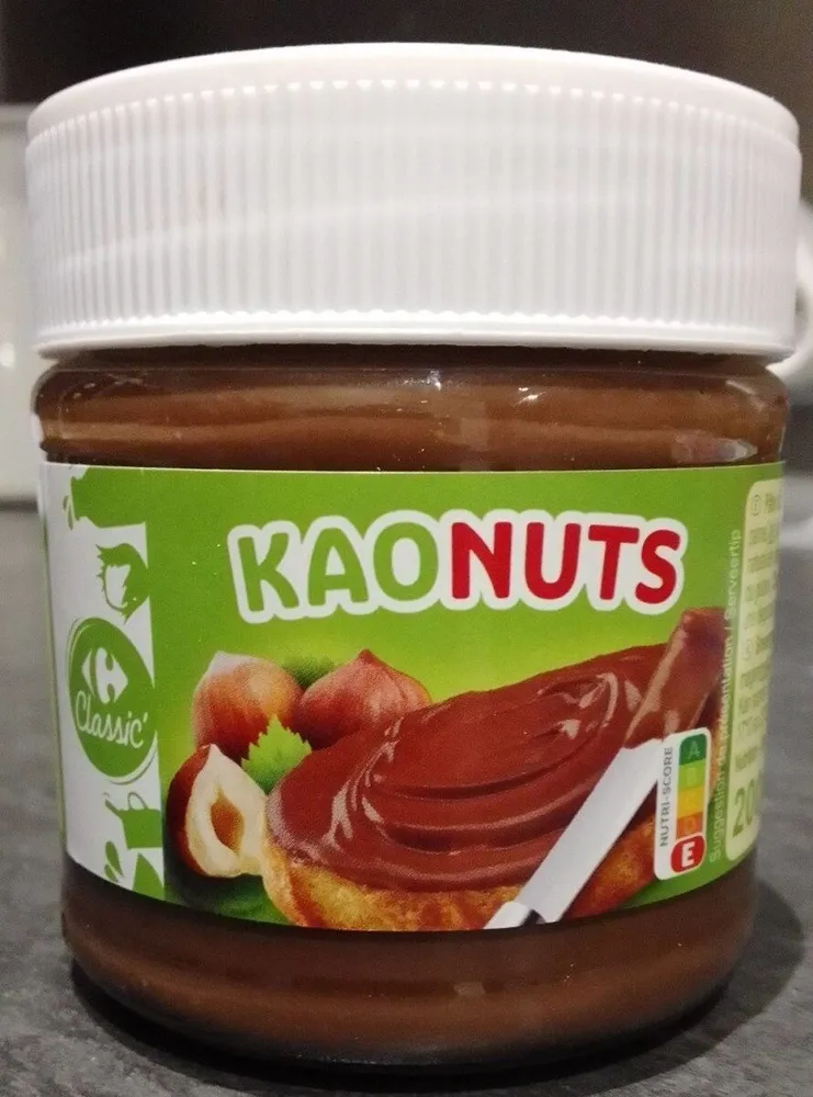 Kaonuts tartiner noisettes CRF 200G
