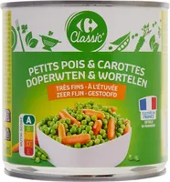Petits pois et carottes Très fins - à l'étuvée