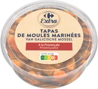 Tapas de moules marinées à la provençale