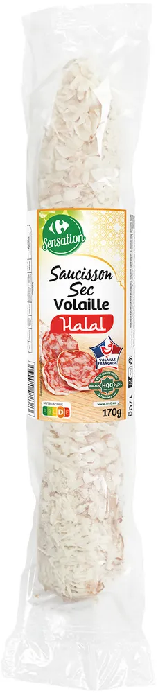 Saucisson sec de volaille Halal